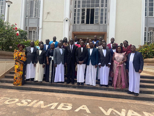 Clan leaders in a group photo after the meeting at Mengo. Clan leaders in a group photo after the meeting at Mengo.
